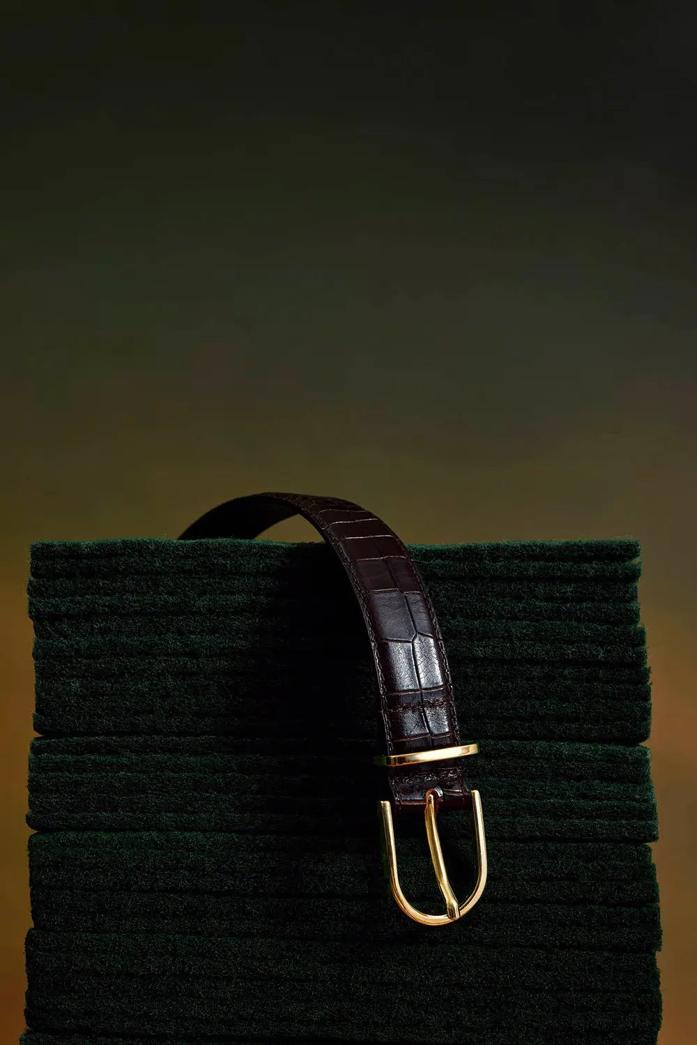 CHARLIE LEDERGÜRTEL - Chocolate