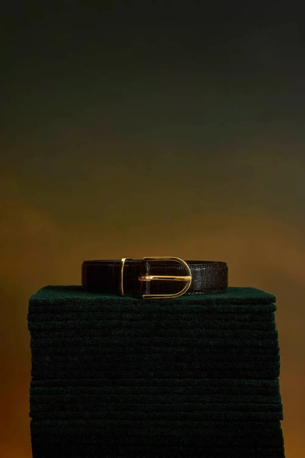 CHARLIE LEDERGÜRTEL - Chocolate