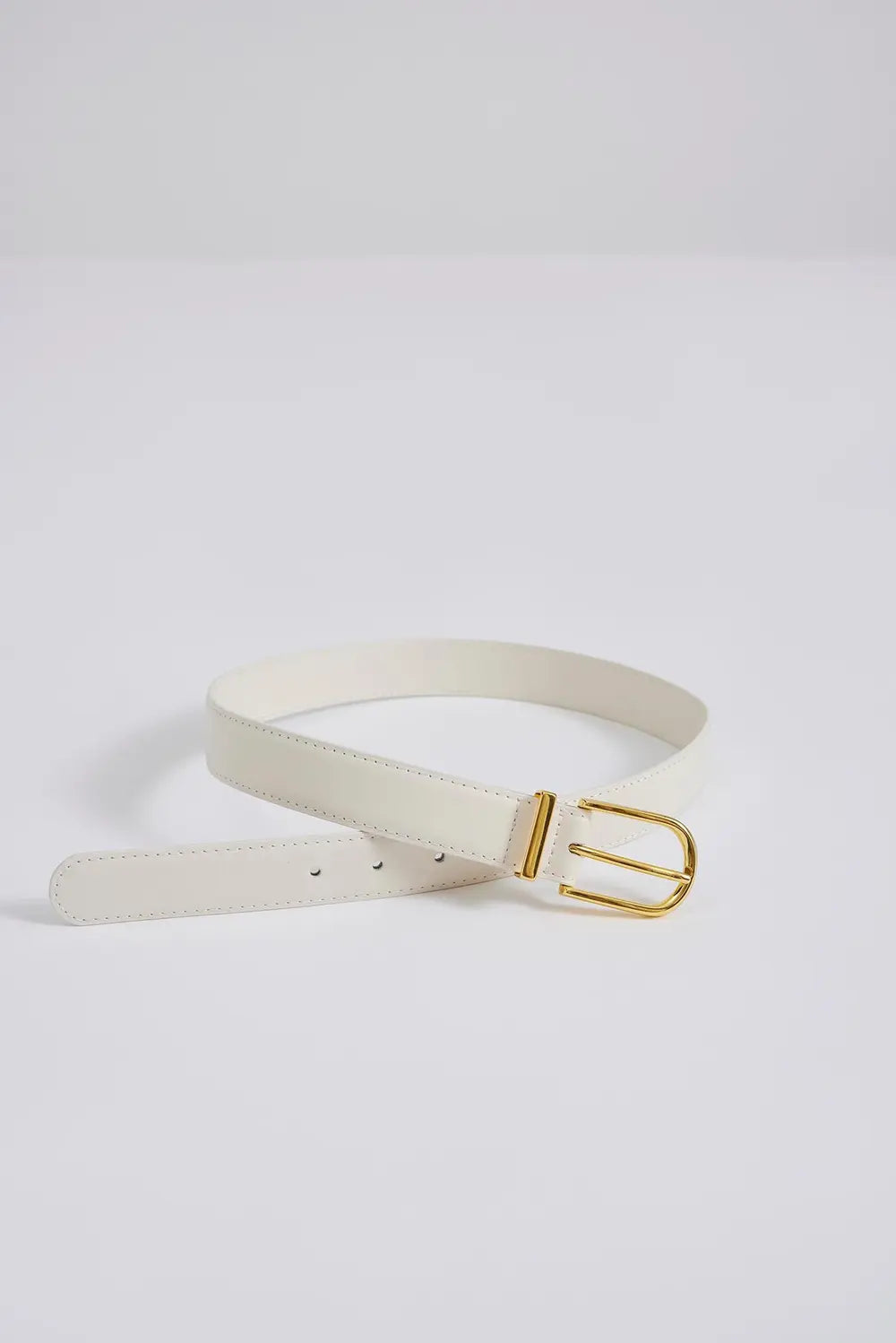 CHARLIE LEDERGÜRTEL - Vanilla