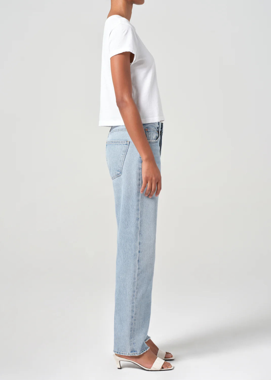 AGOLDE 90'S MID RISE STRAIGHT in Force