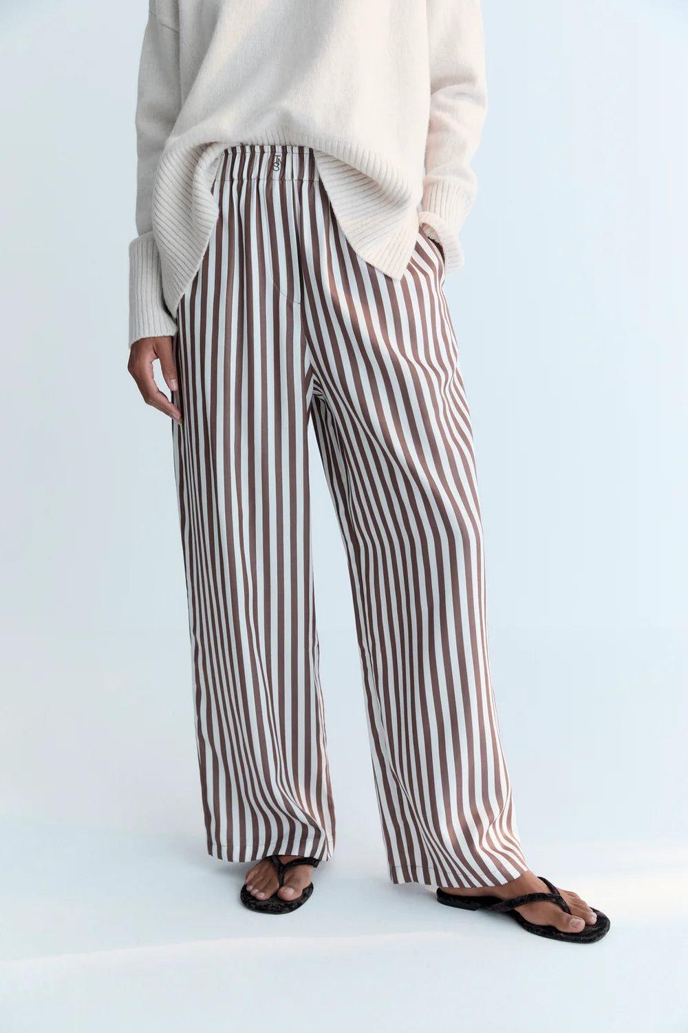 Anika Woman Pants Roast Stripe