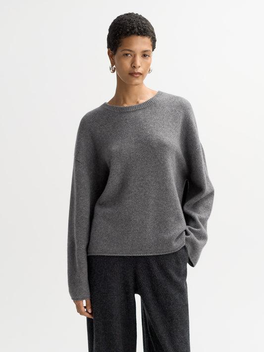 Relaxed fit crewneck - Grey