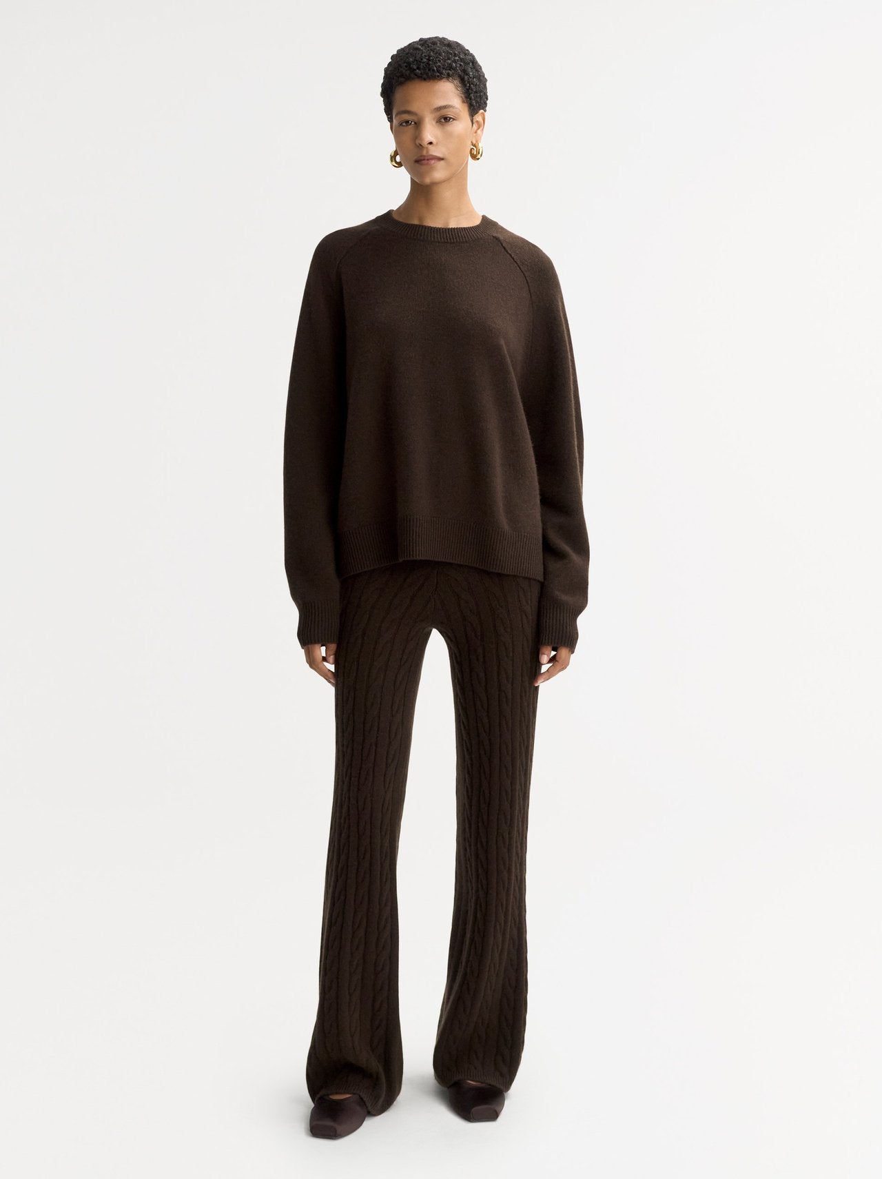 Boyfriend Crewneck in Mocha