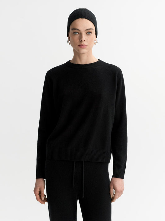 Cashmere Pullover in Black