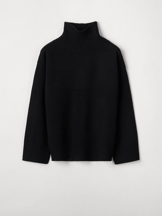 Boyfriend Turtleneck - Black