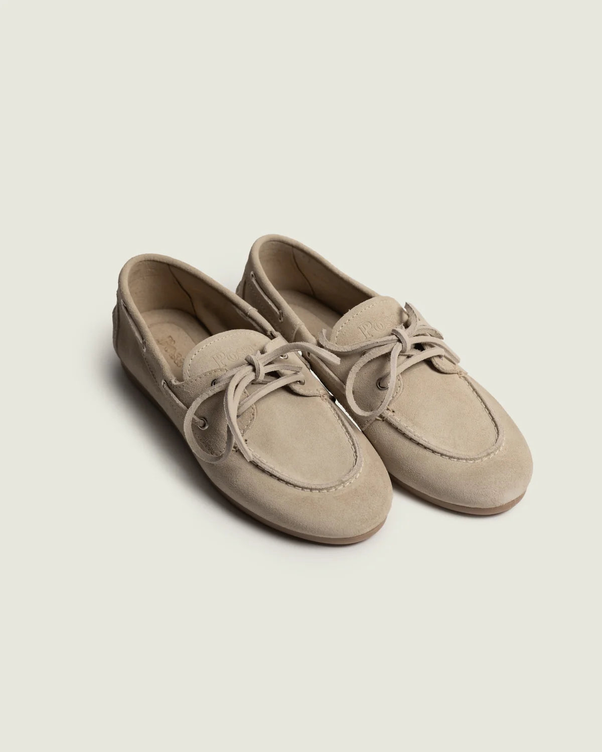 Boat Loafer Brushed Suede | Light Taupe