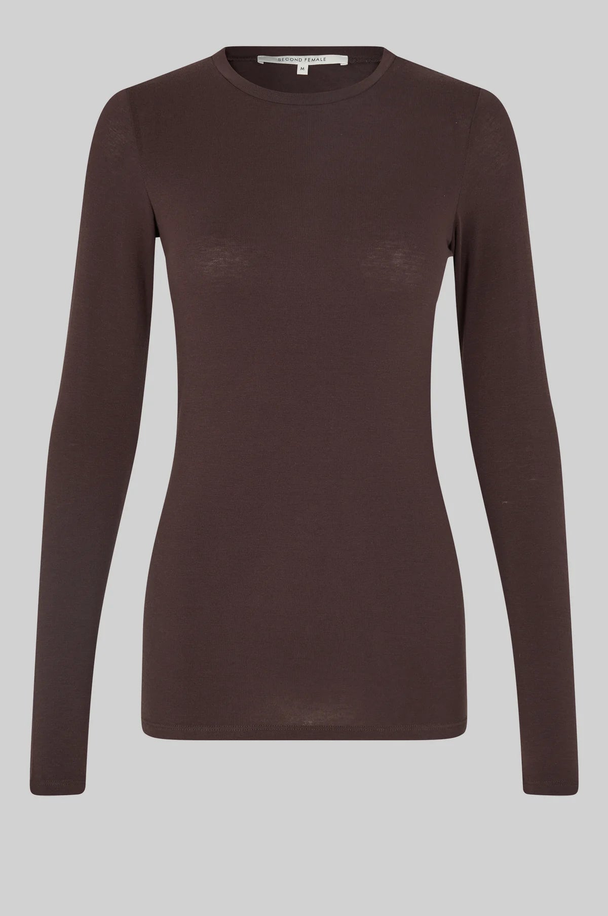 Matima O-Neck Tee in Chocolate Plum