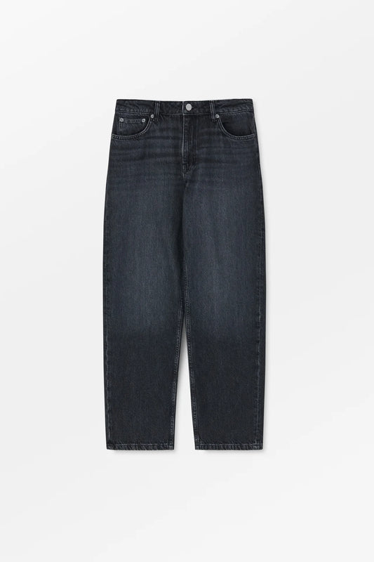 Allison cropped jeans - Vintage washed black