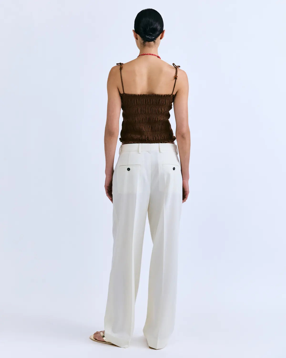 MARBLE Gerades Smock-Top