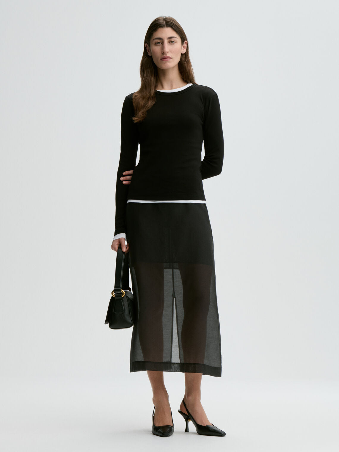 Brita Flat Bio-Baumwoll-Langarm-T-Shirt | By Malene Birger