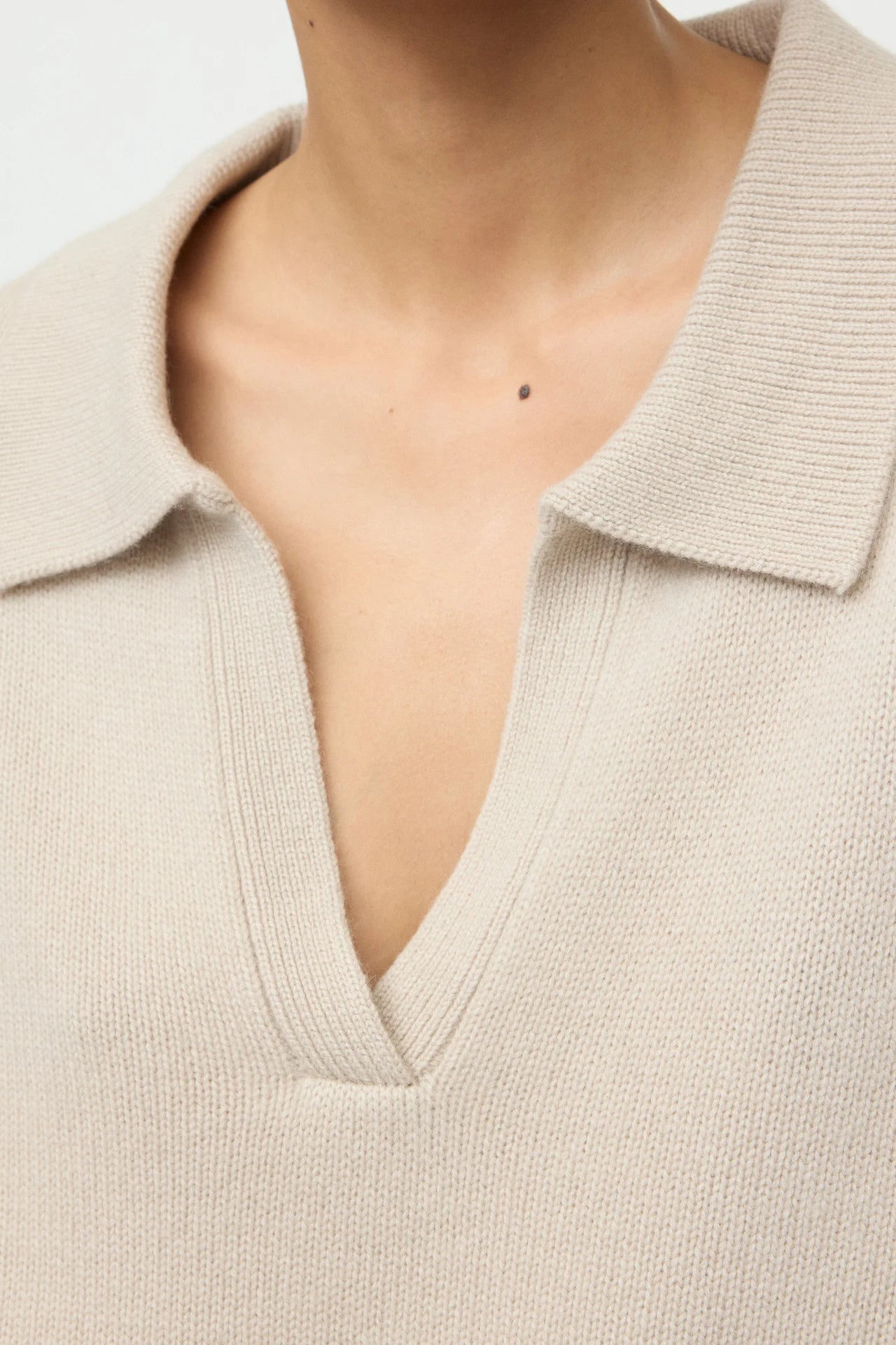 Poloshirt Pullover - Chulk | SOFT GOAT