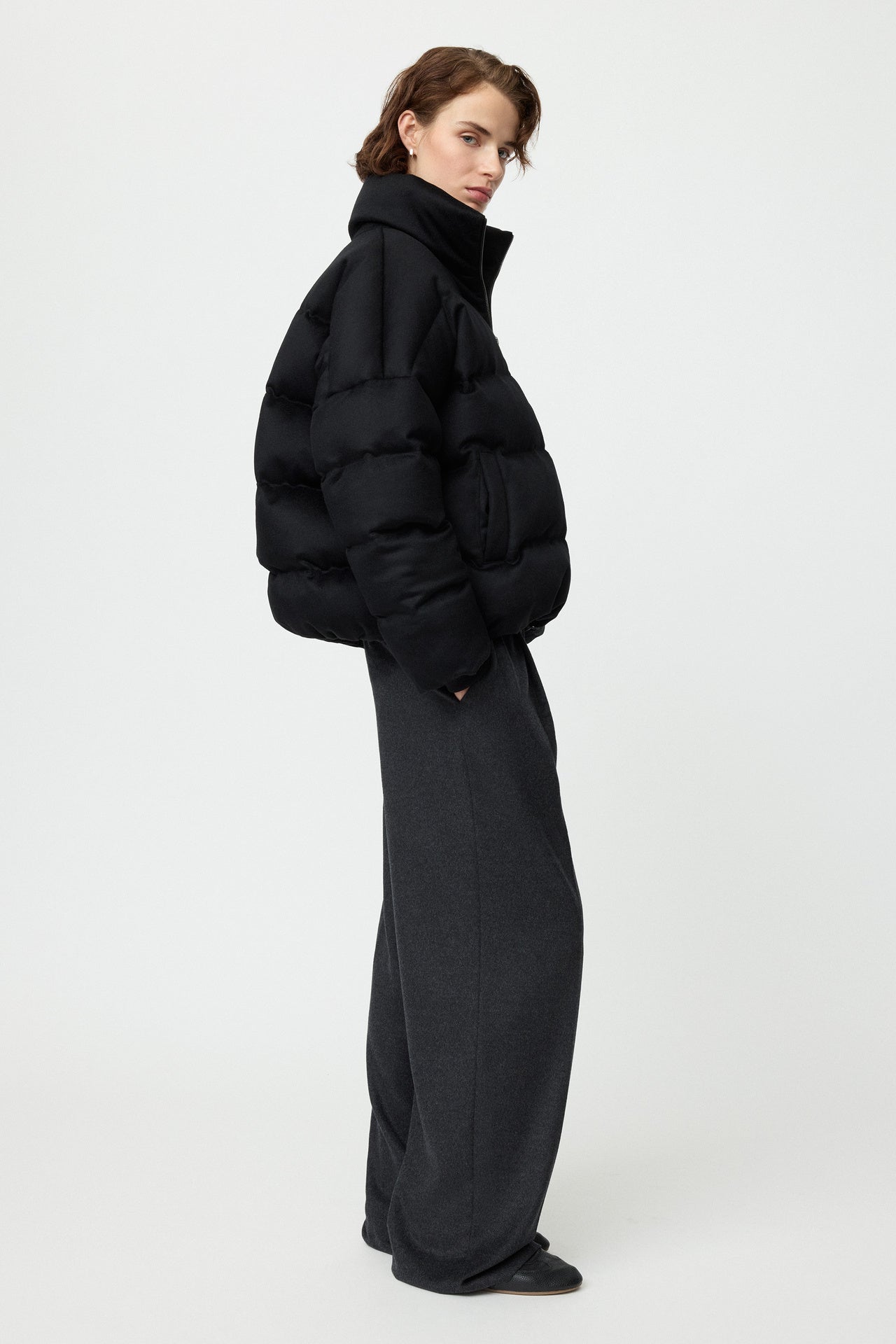 Puffer Jacket - Black | SOFT GOAT