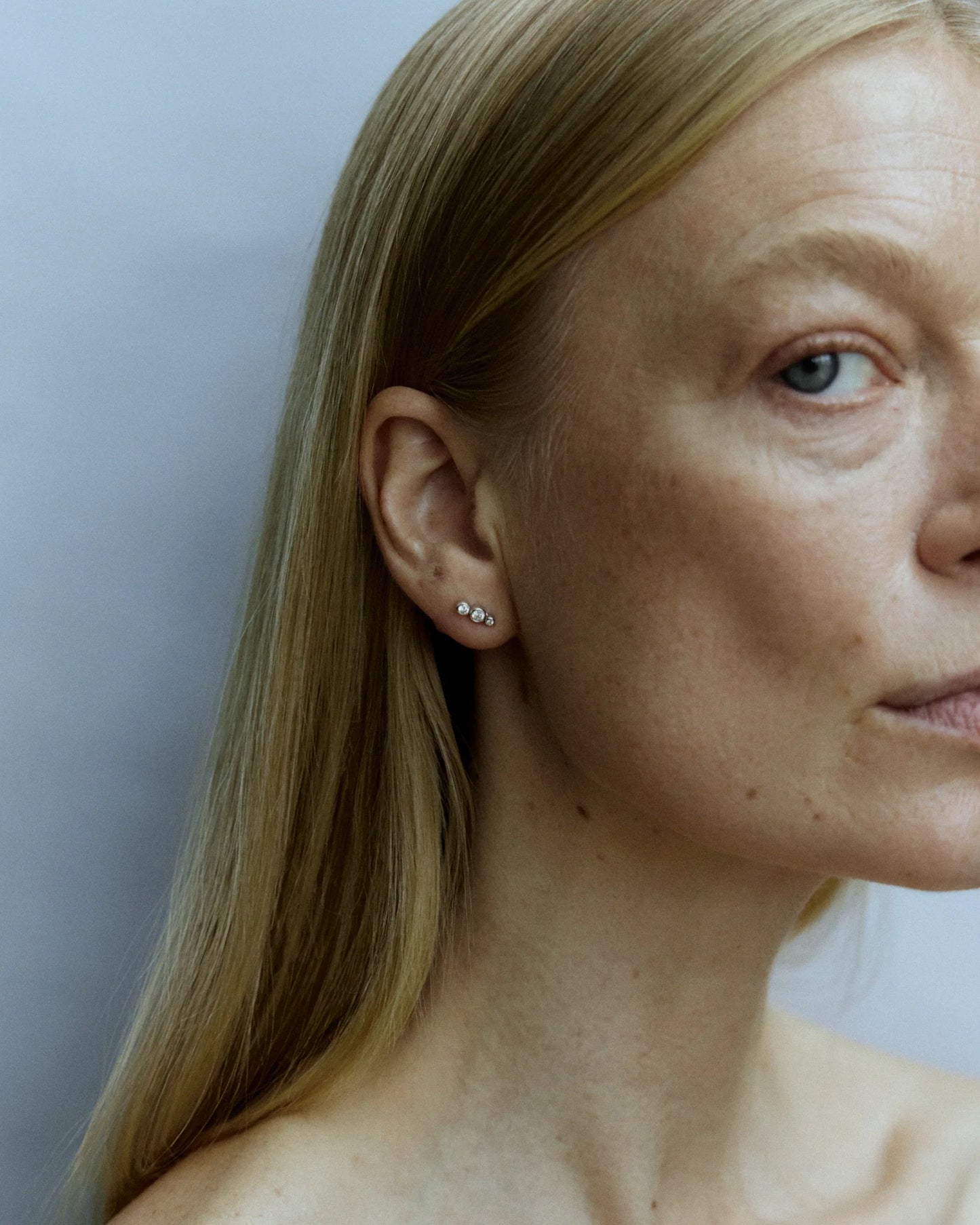 Odile Studs - Silver