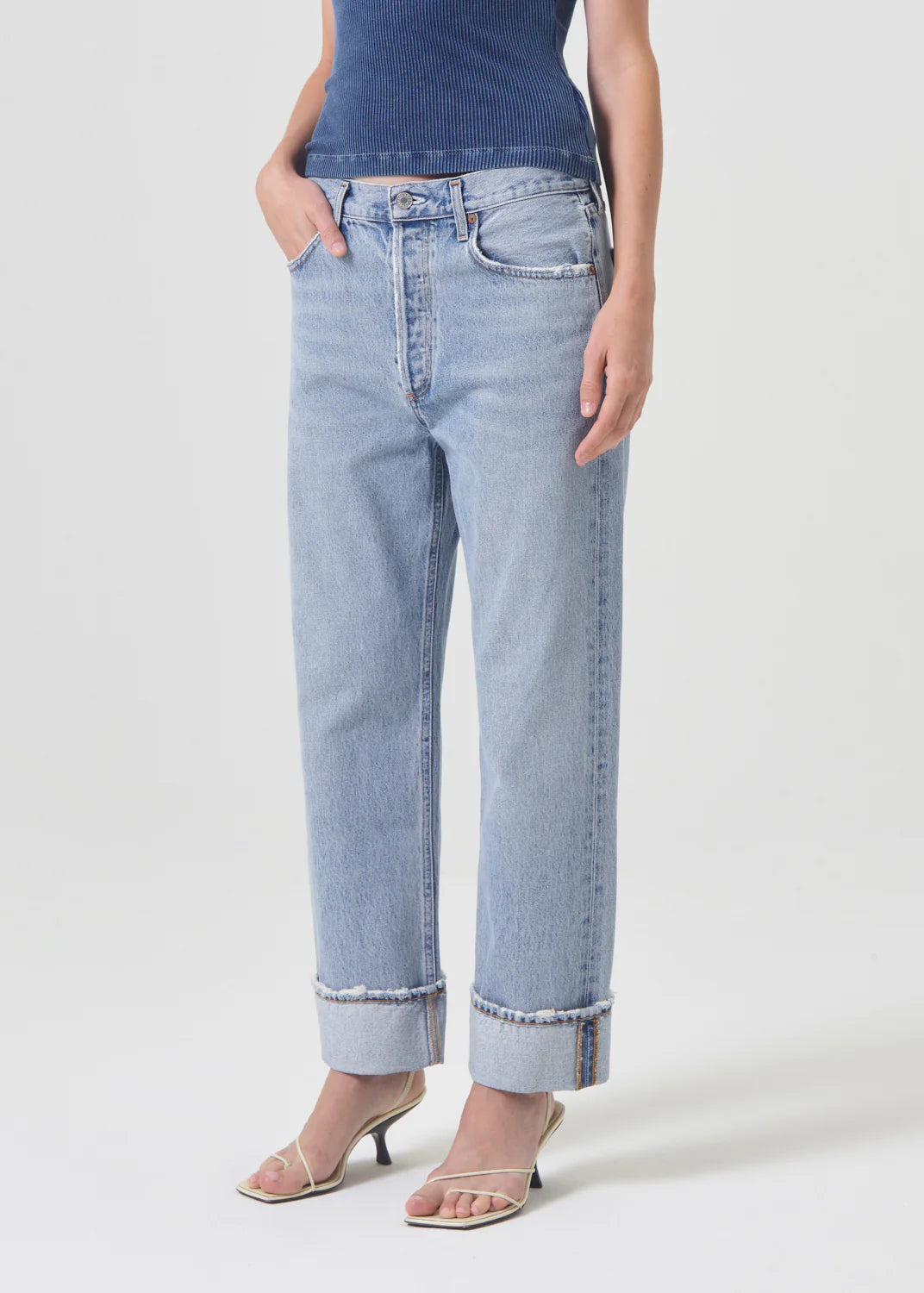 FRAN LOW SLUNG STRAIGHT IN FORCE AGOLDE