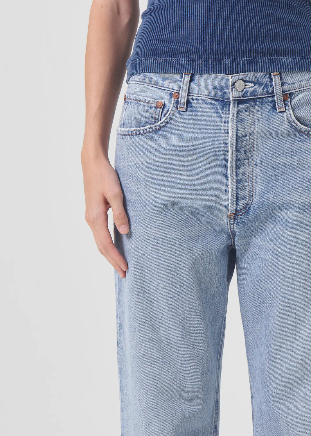 FRAN LOW SLUNG STRAIGHT IN FORCE AGOLDE