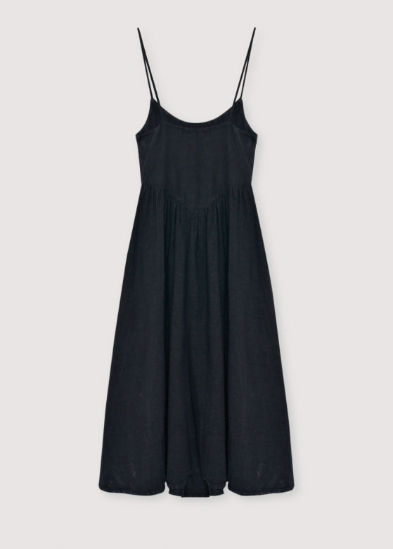 Lippia Woman Long Dress Midnight Black