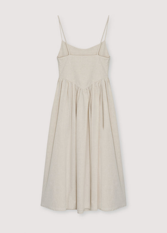 Lippia Woman Long Dress Sand Vigore