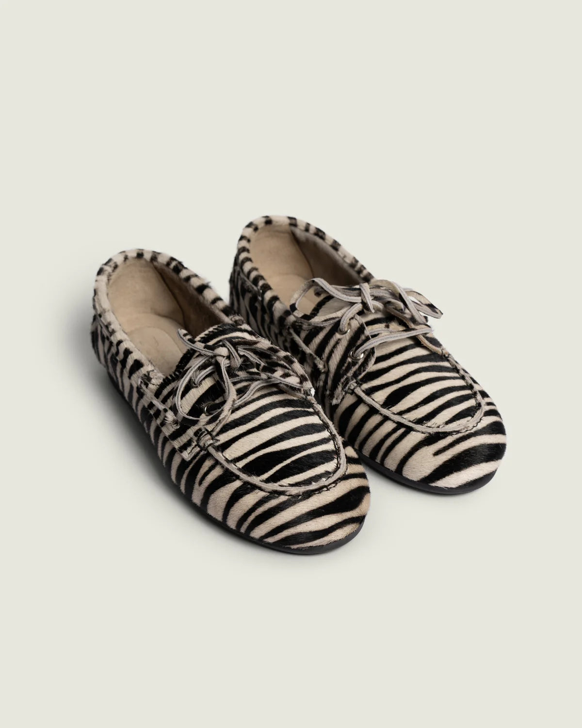 Boat Loafer Leather | Animal Zebra