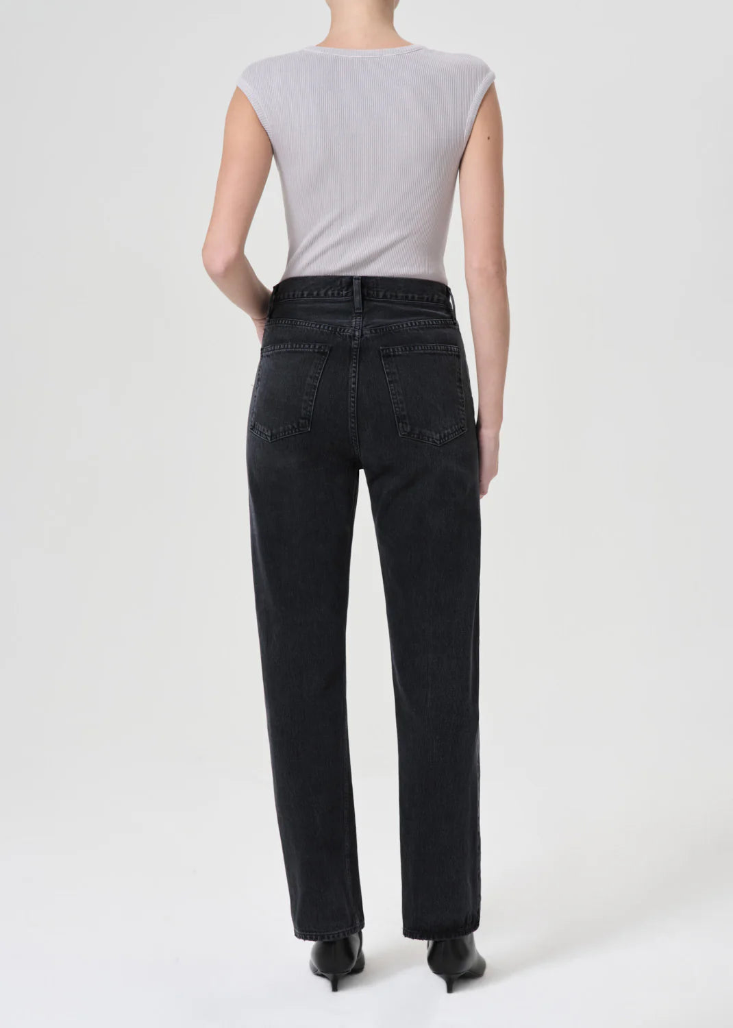 90'S PINCH WAIST HIGH RISE STRAIGHT IN HITCH AGOLDE