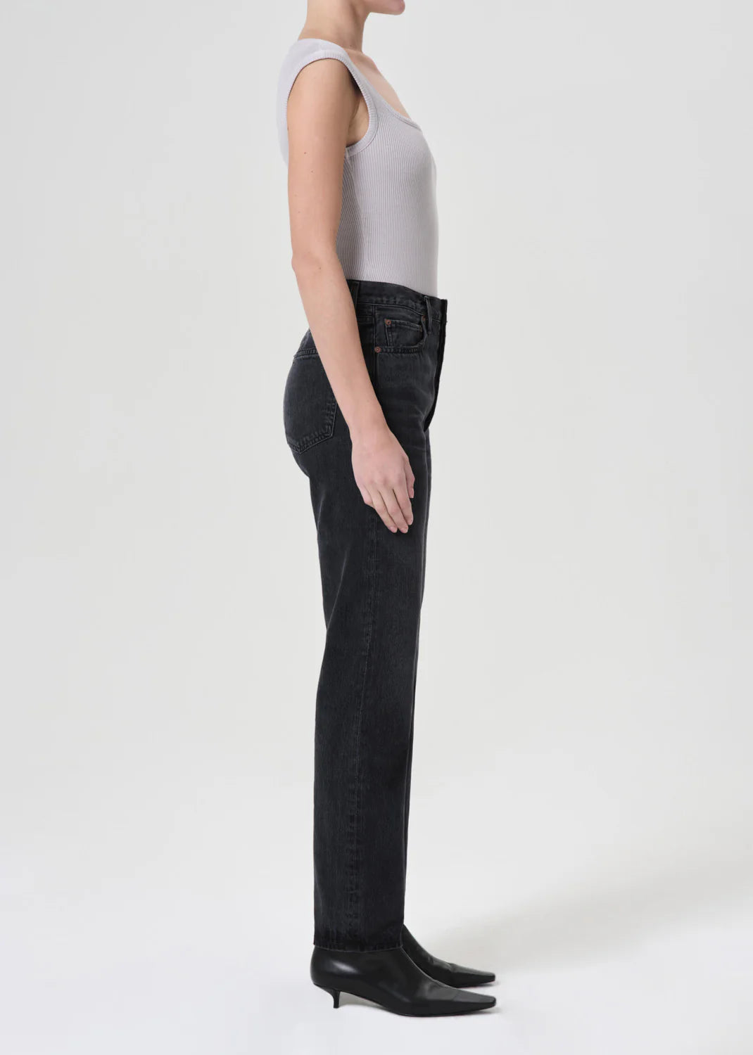 90'S PINCH WAIST HIGH RISE STRAIGHT IN HITCH AGOLDE