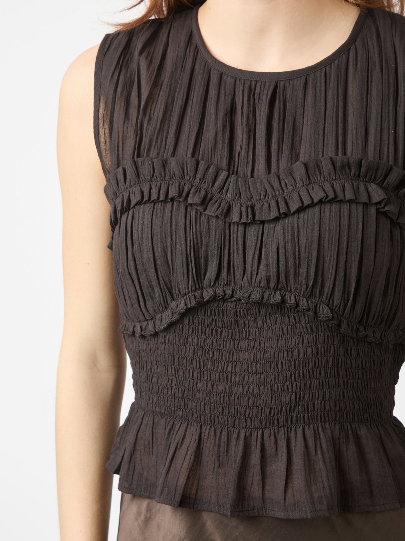 NEO NOIR Tiril S Voile Top