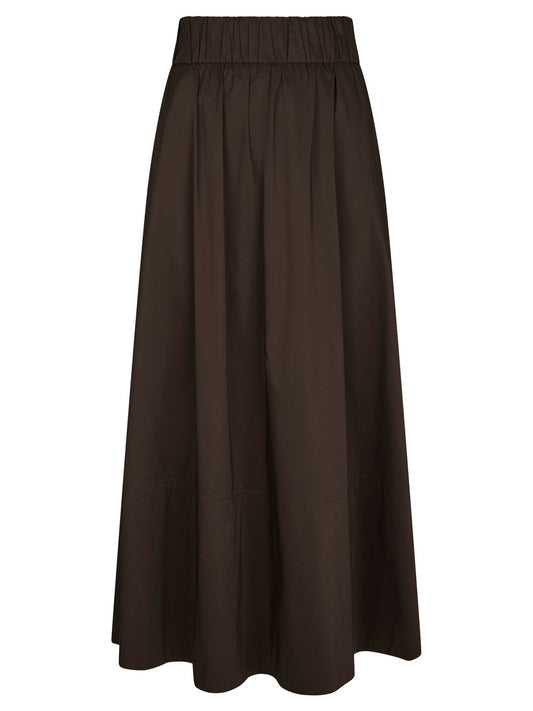 NEO NOIR Yara Long Poplin Skirt