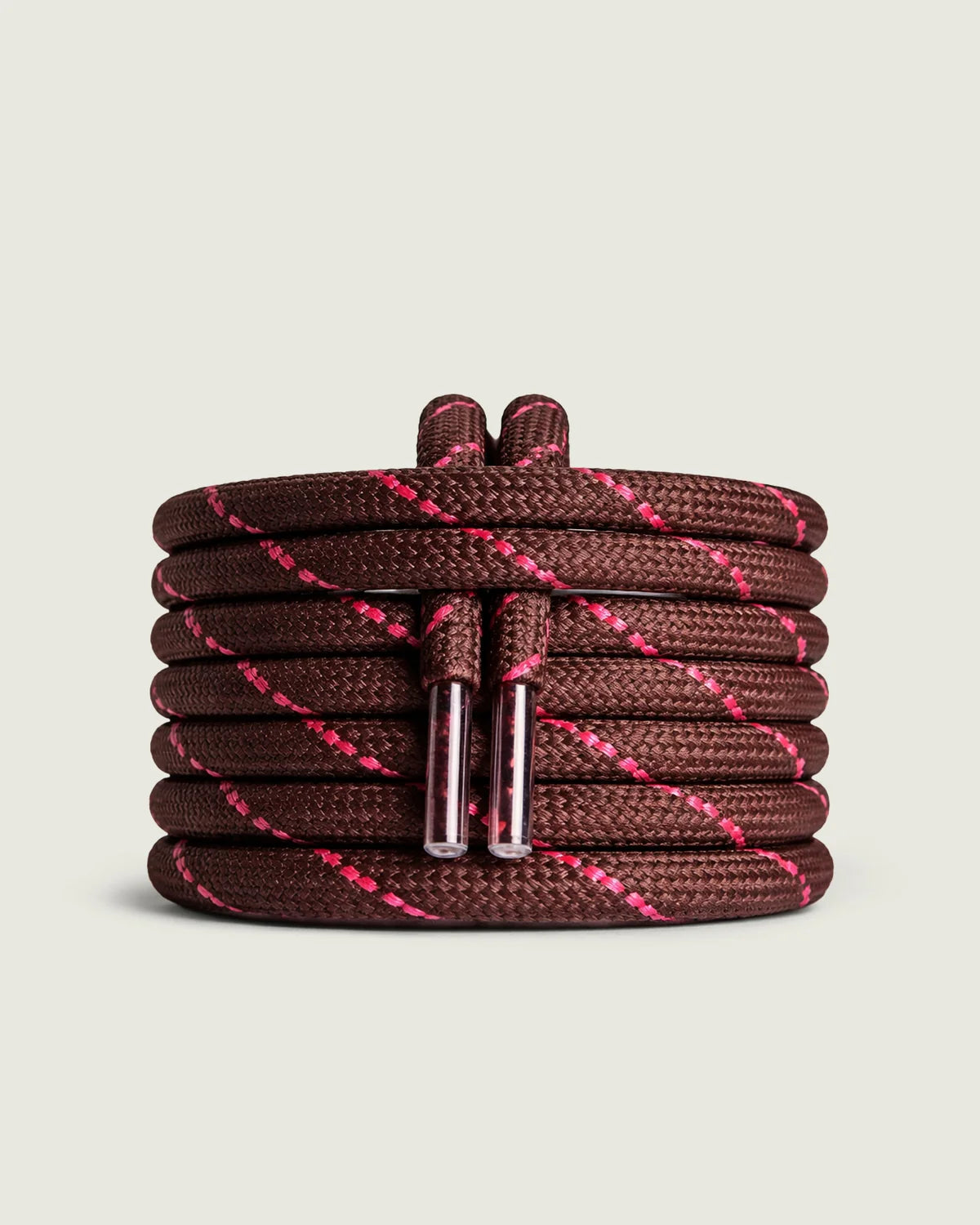 Posa Laces | Dark Brown / Red