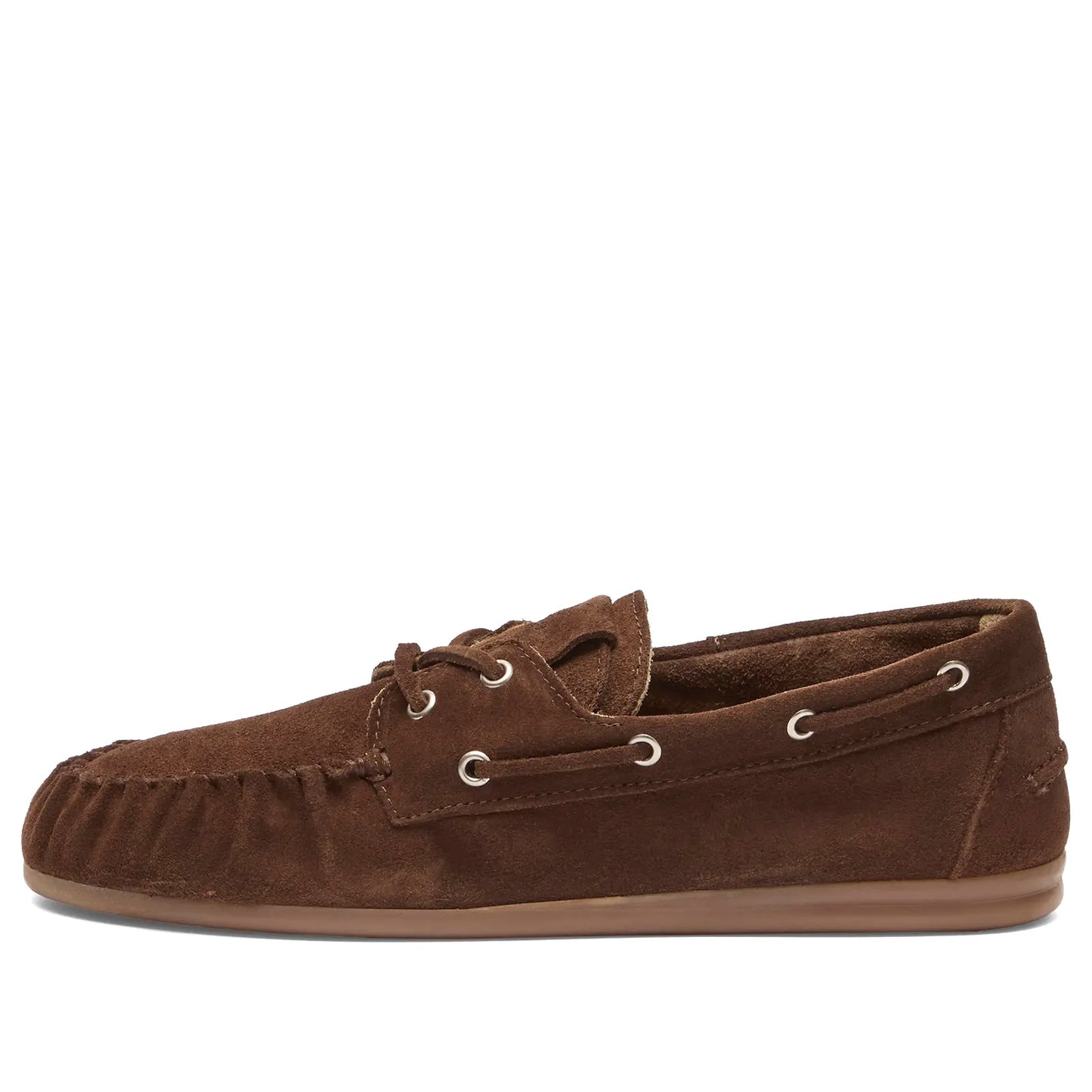 ROWAN WILDLEDER BRAUN BOAT LOAFER