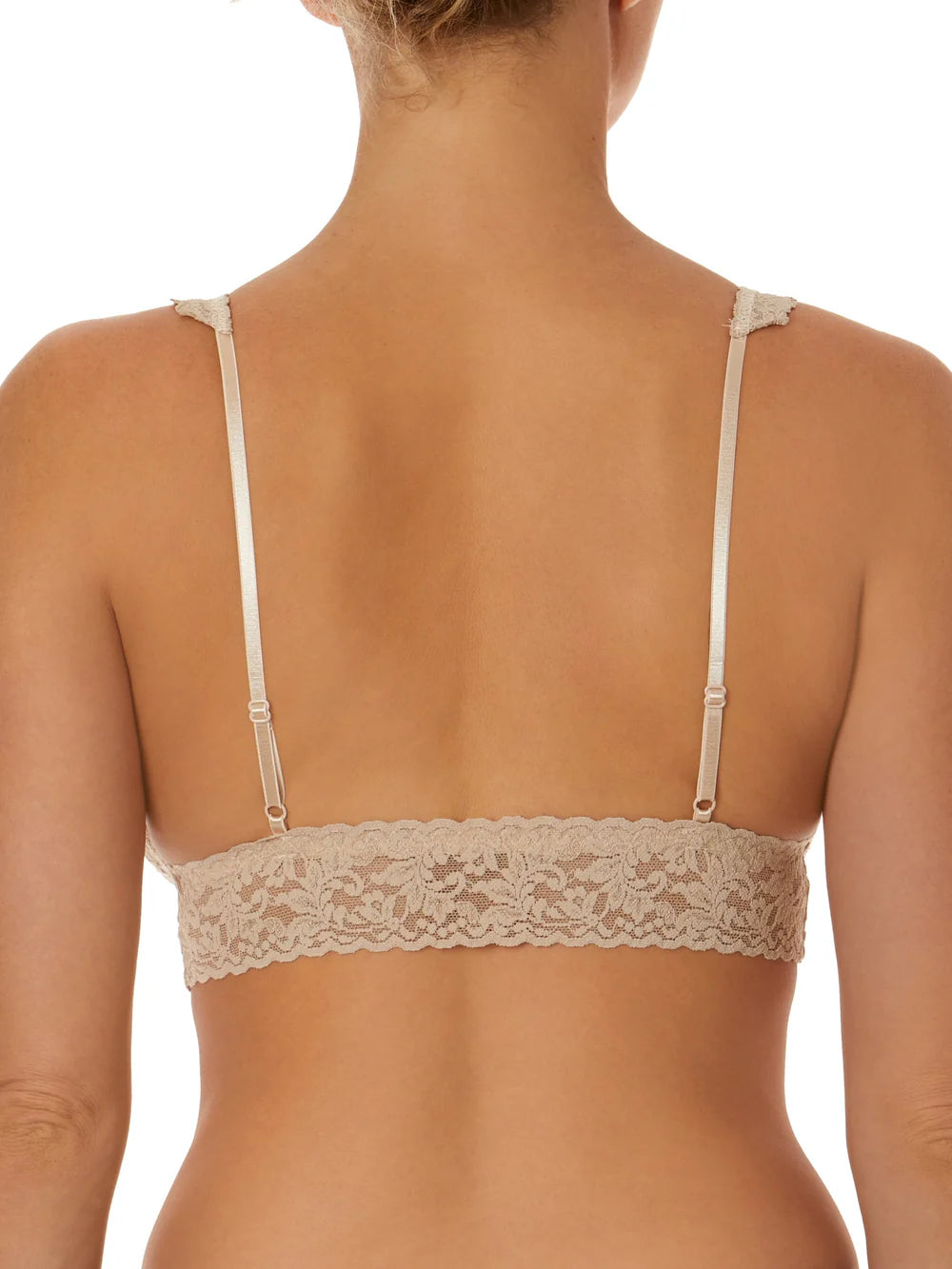 Padded Crossover Bralette in Chai