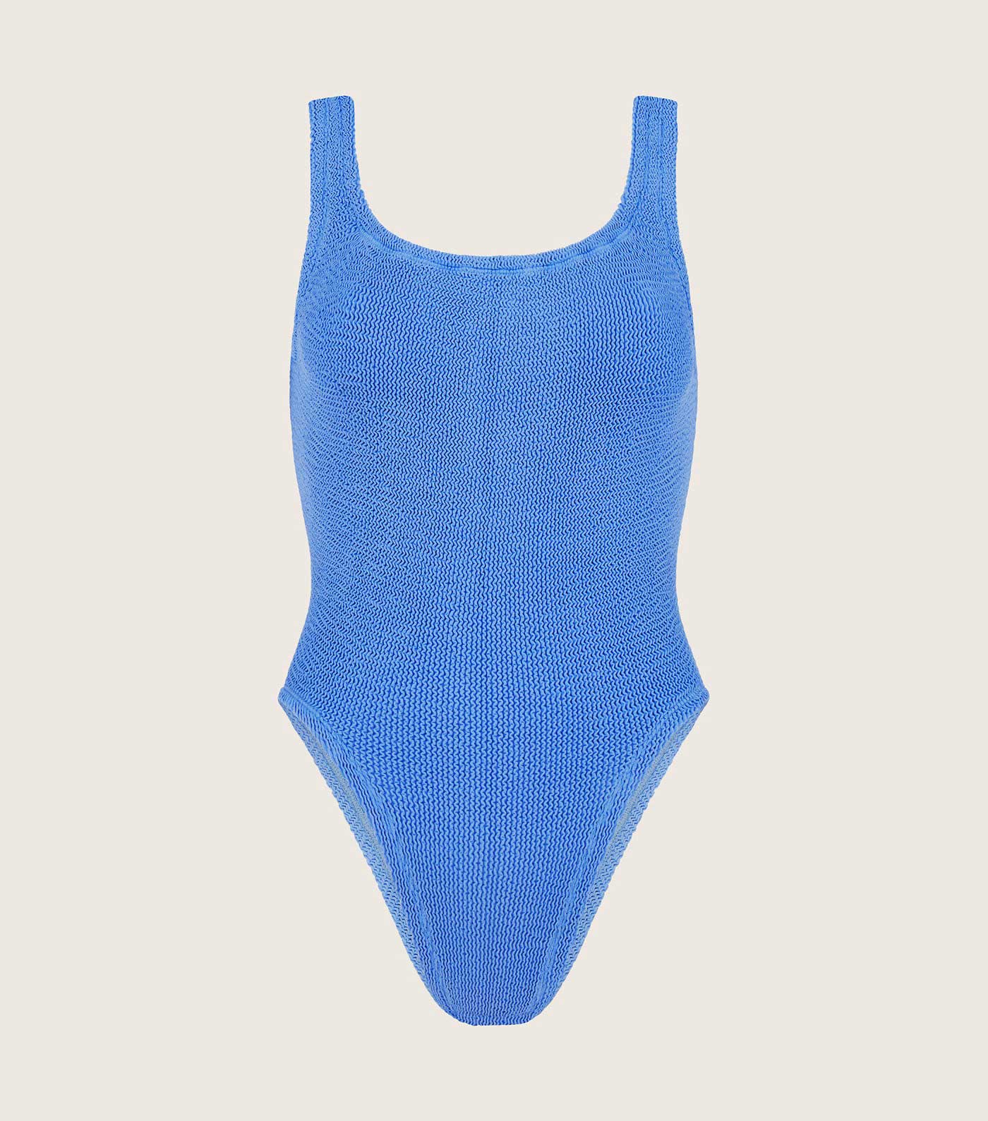 Hunza G Square Neck Swim - Cornflower
