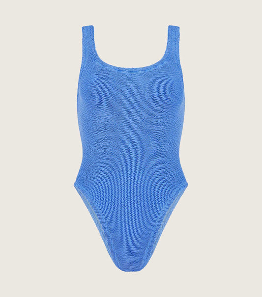 Hunza G Square Neck Swim - Cornflower