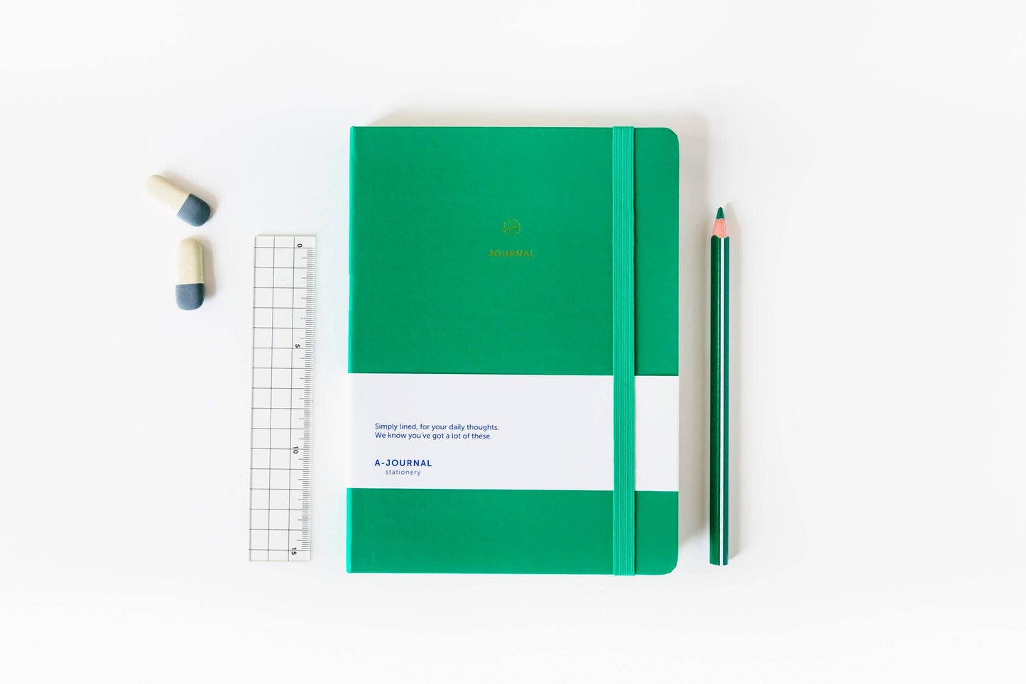 A-Journal Notizbuch: Smaragdgrün
