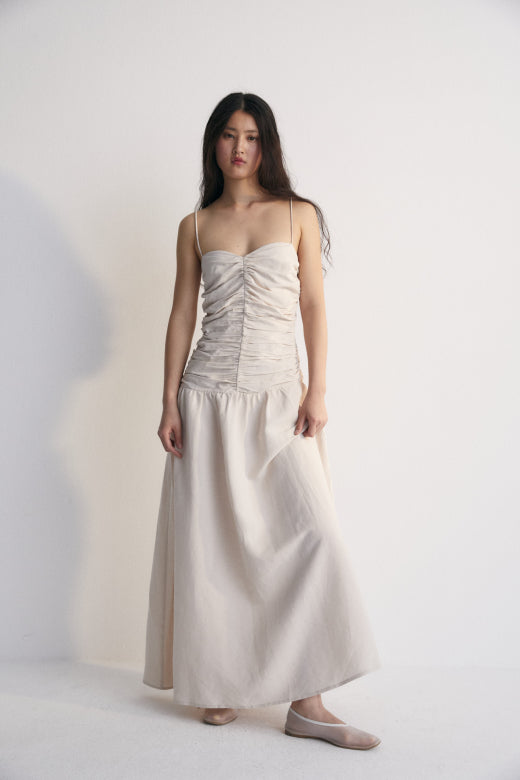 Eros Woman Long Dress Stone