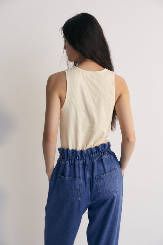 Orfeo Woman Top Macadamia