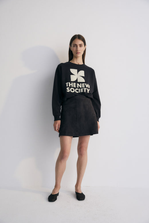 Mykonos Woman Sweatshirt Caviar