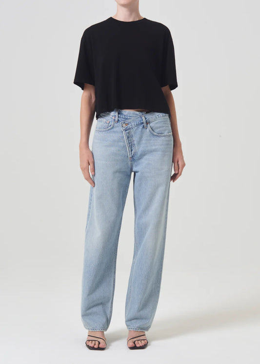 AGOLDE CRISS CROSS UPSIZED JEAN IN WIRED