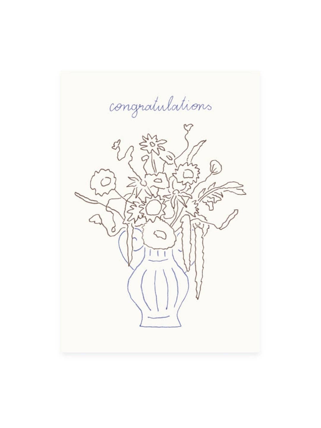 Postkarte 'congratulations' (Risographie)