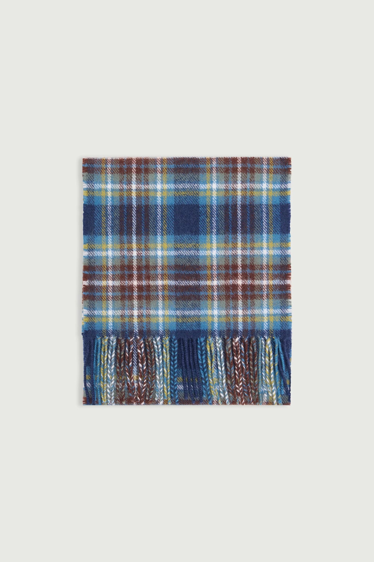 Schal KELA blau/ braun | SOEUR