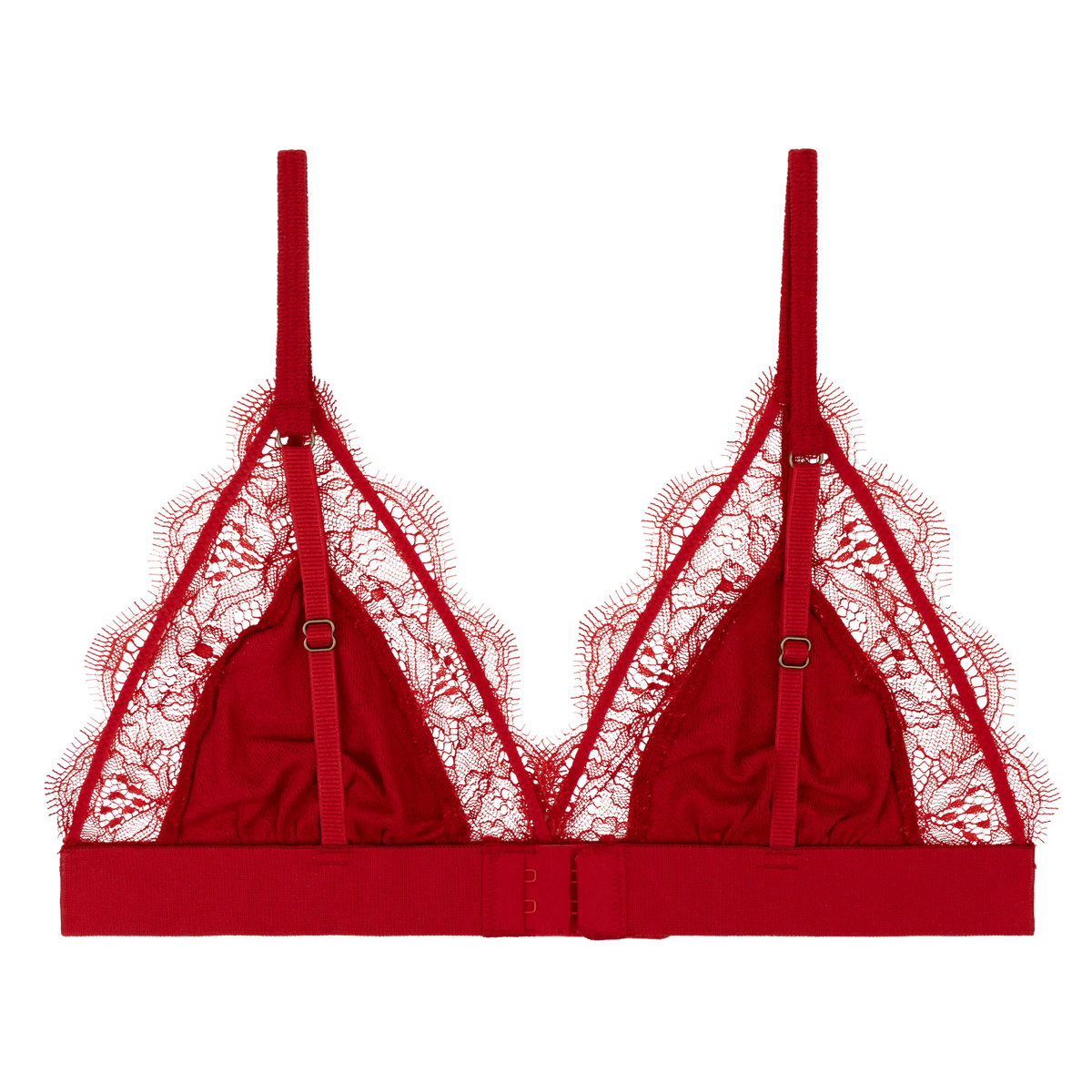 LOVE LACE Zarte Triangel-Bralette Red| Love Stories