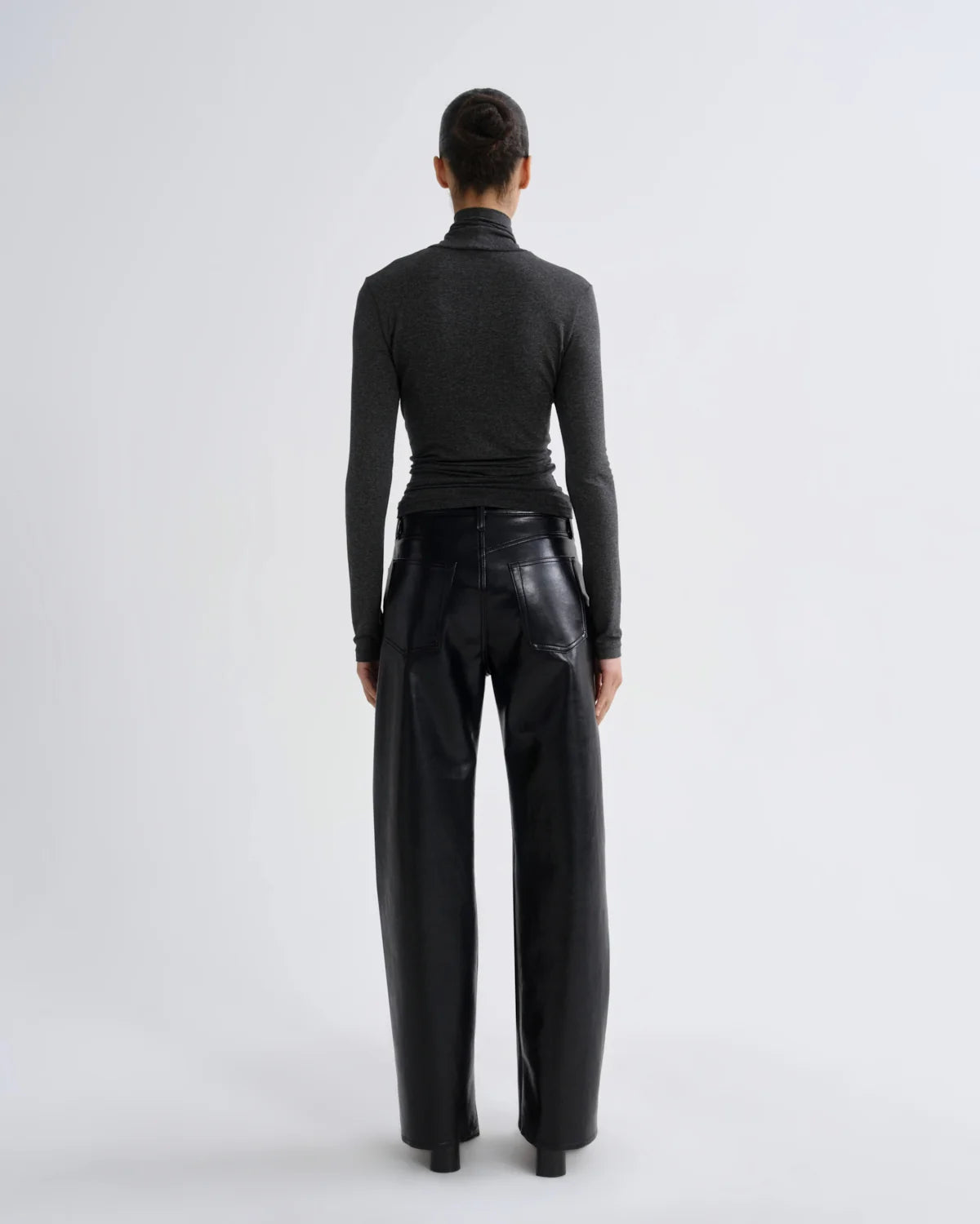 Pascale Turtleneck in Charcoal Heather | AGOLDE (Kopie)