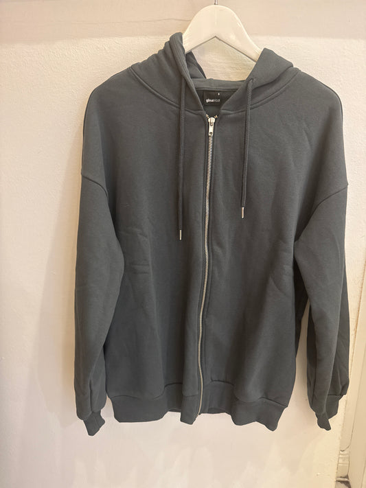 Oversized zip hoodie in Urban Chic