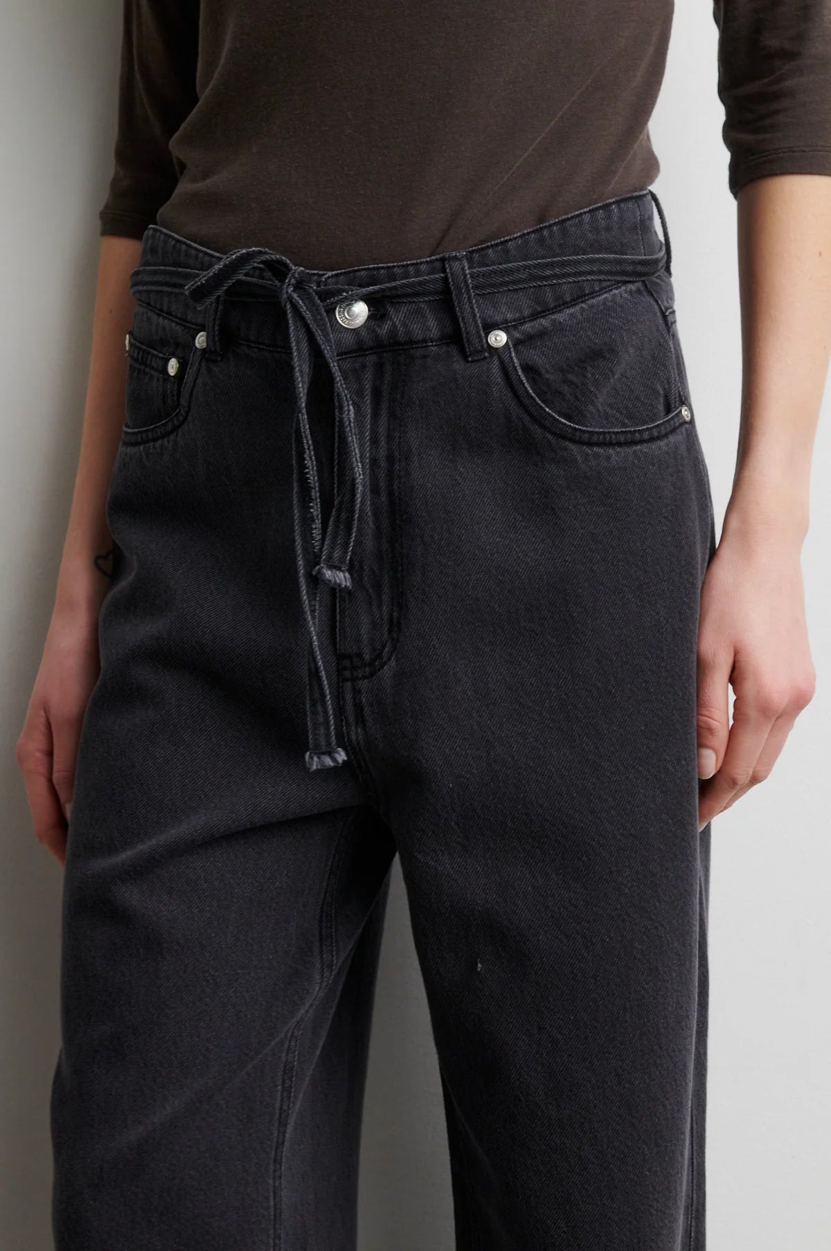 Irvana Denim Jeans Pewter| Second Female