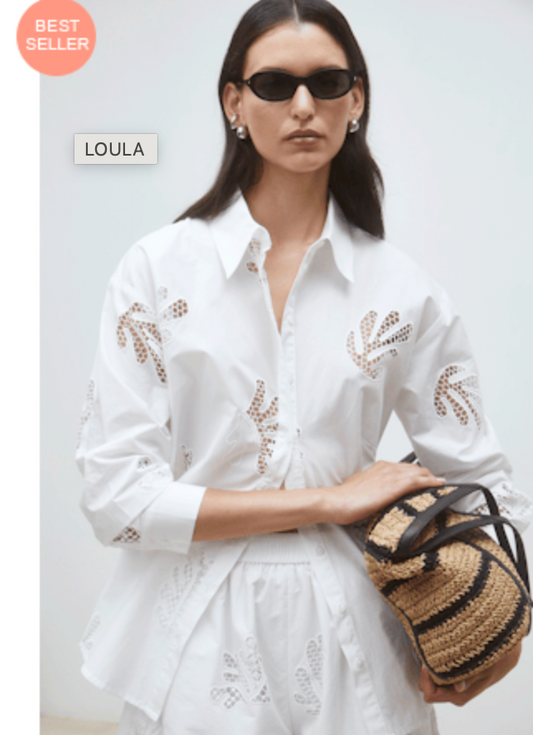 Blouse Loula in Blanc | Suncoo Paris