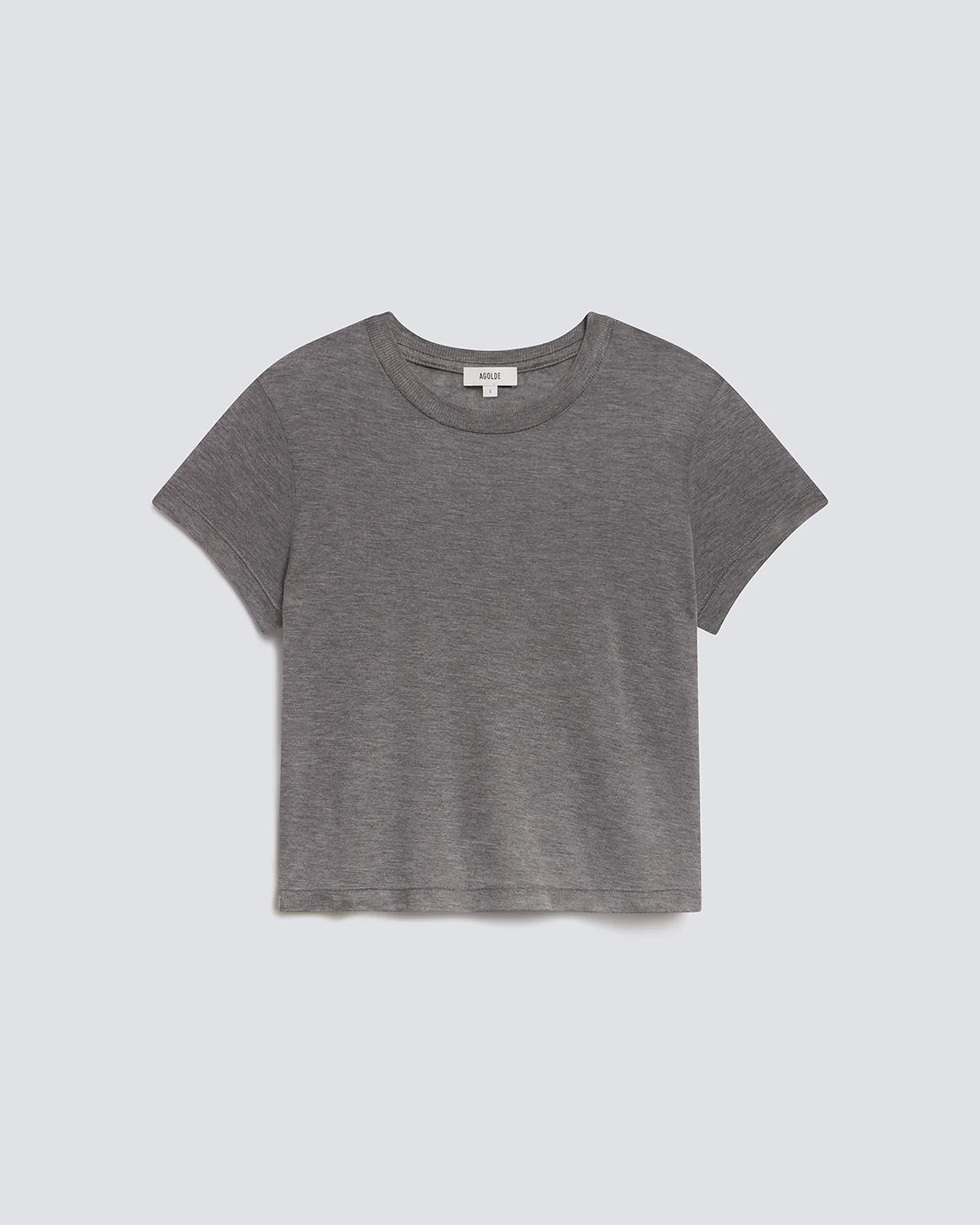 ADINE Tee in Grey Heather | AGOLDE