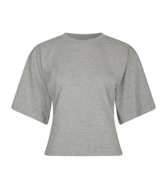 Asha Boxy Tee in Grey | NEO NOIR