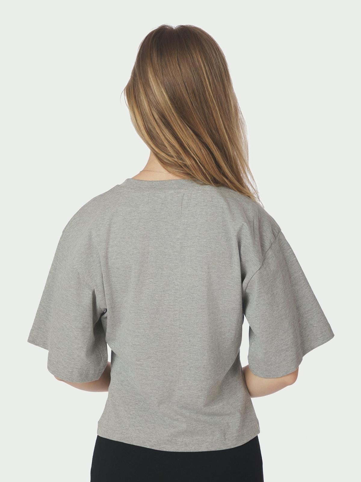 Asha Boxy Tee in Grey | NEO NOIR