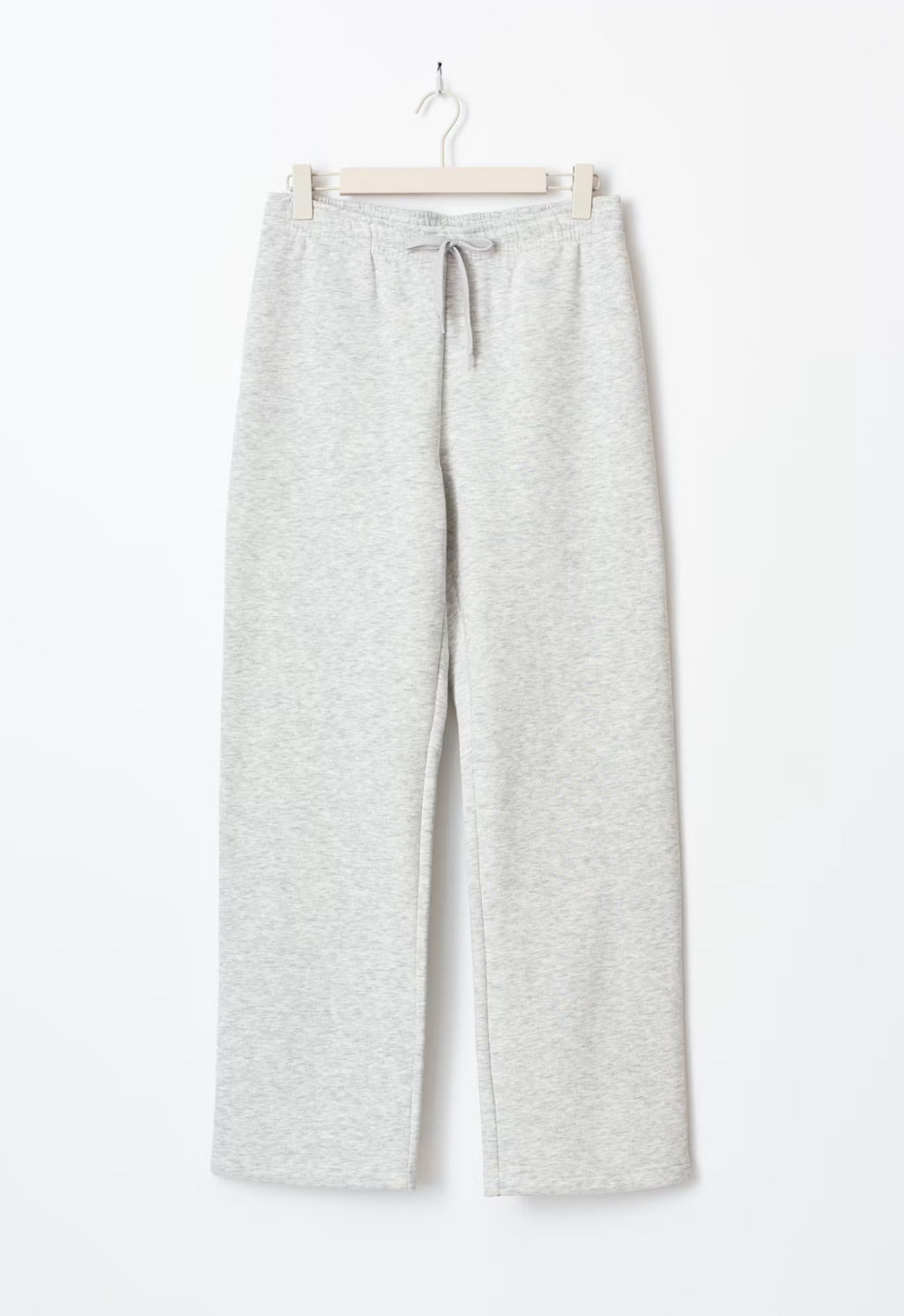 Basic Straight Sweatpants Grey