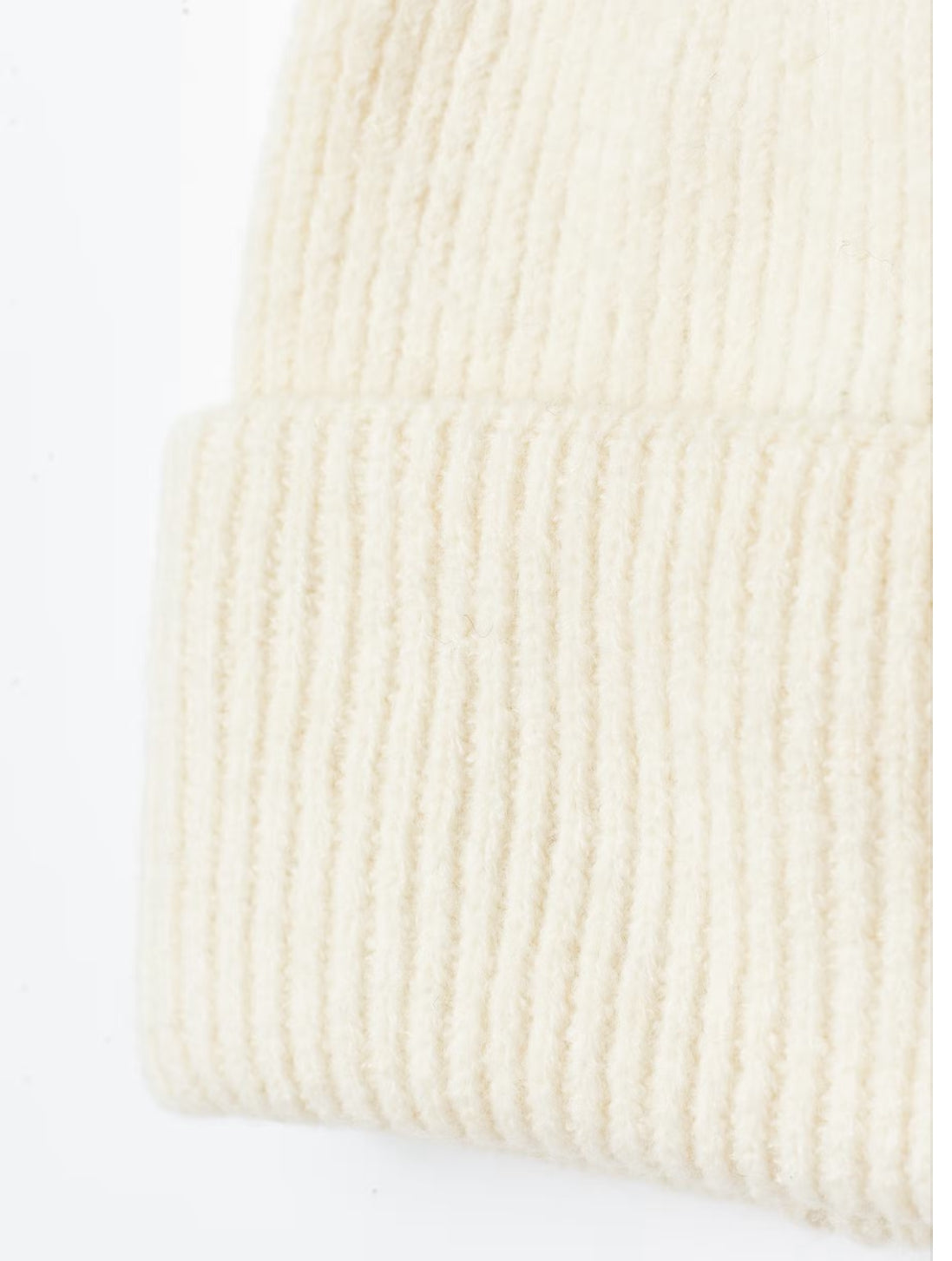 Rib Beanie Offwhite