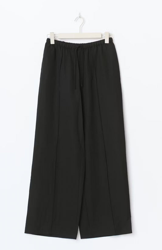 Relaxed wide trousers - Black