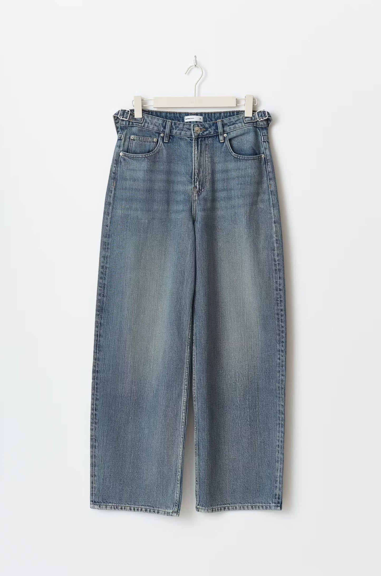 Adjustable waist jeans